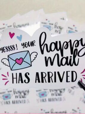 Yesss! Your Happy Mail Has Arrived stickers